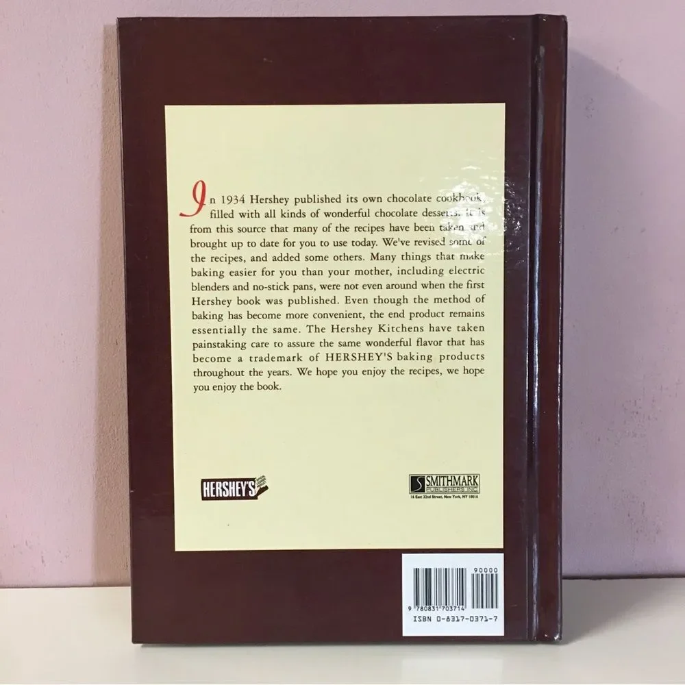 Vintage 1992 Hershey’s 1934 Cook Book Hardcover EUC